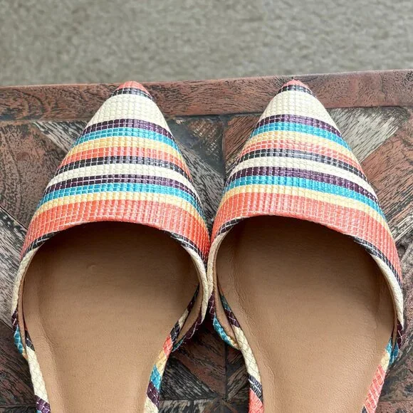 Crown Vintage Evalinda Sierra/Bright Multicolor Flats Size 6.5 - Picture 7 of 8